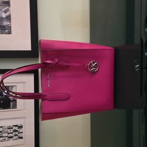 Michael Kors Fuchsia Small Tote Bag